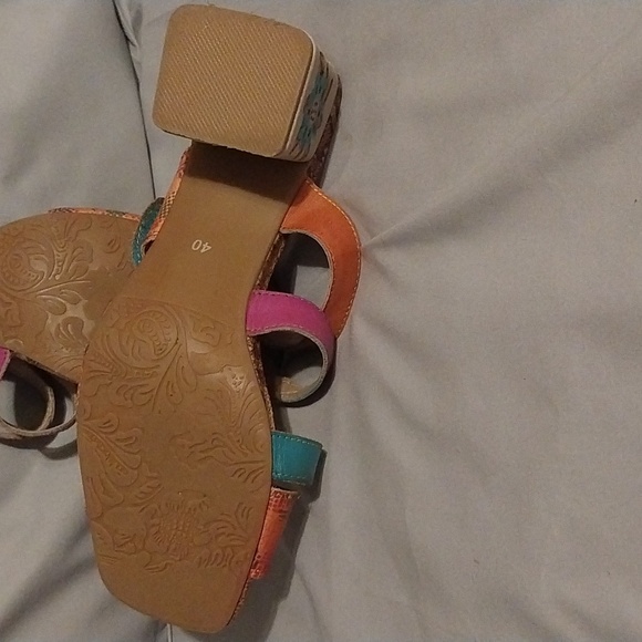 Spring Step L'Artiste Floral Leather Sandal - Picture 6 of 6